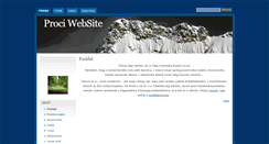 Desktop Screenshot of prociweb.hu